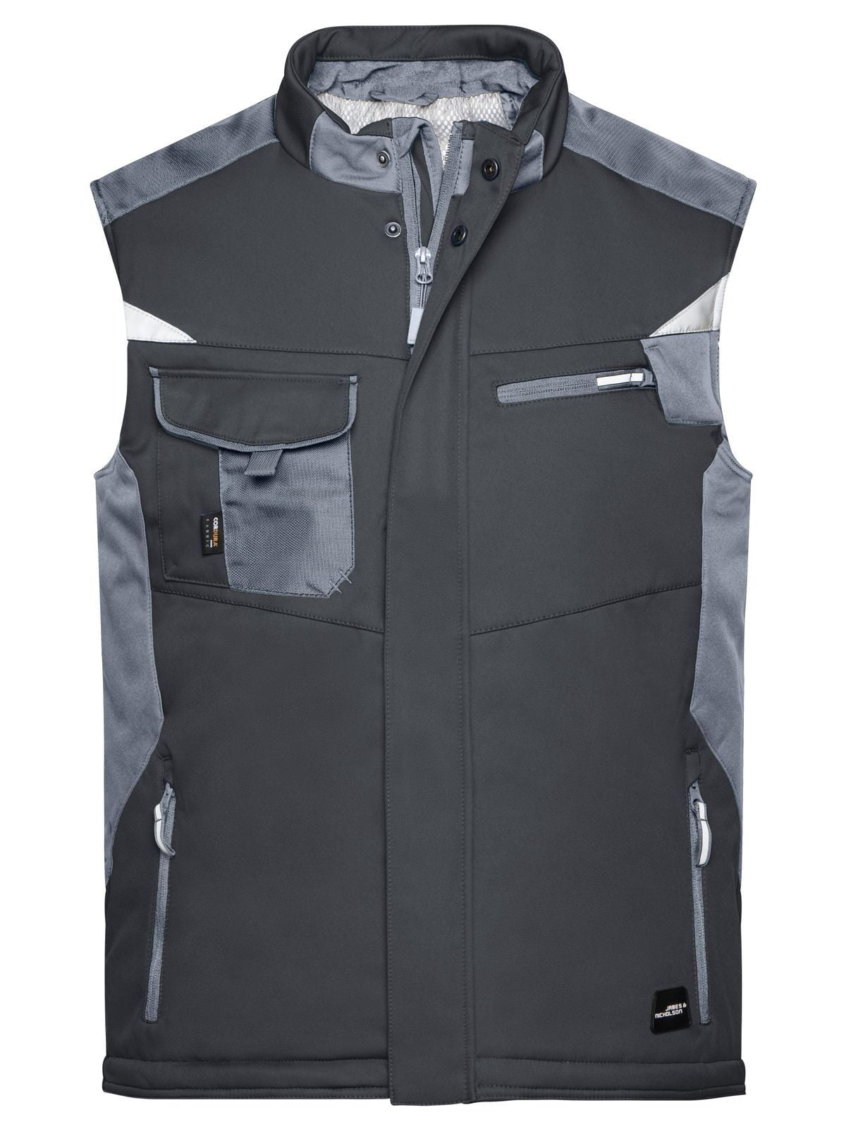 Craftsmen Softshell Vest - Strong Herren – Daiber – Farbe black/carbon – individuell veredelbar