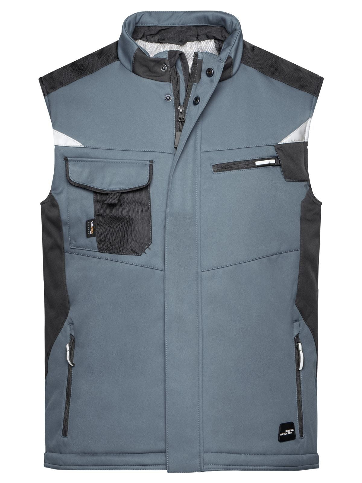 Craftsmen Softshell Vest - Strong Herren – Daiber – Farbe carbon/black – individuell veredelbar