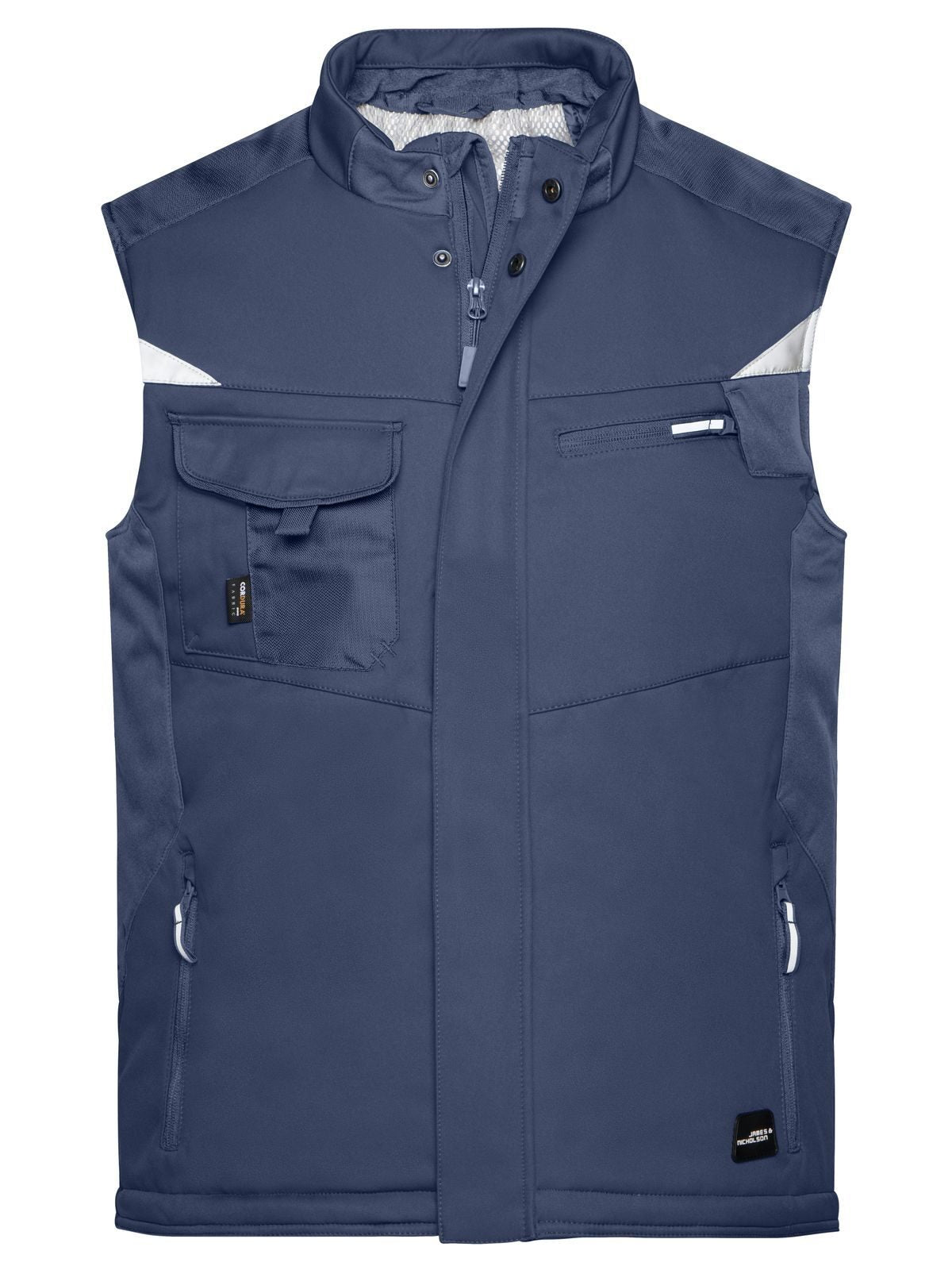 Craftsmen Softshell Vest - Strong Herren – Daiber – Farbe navy/navy – individuell veredelbar