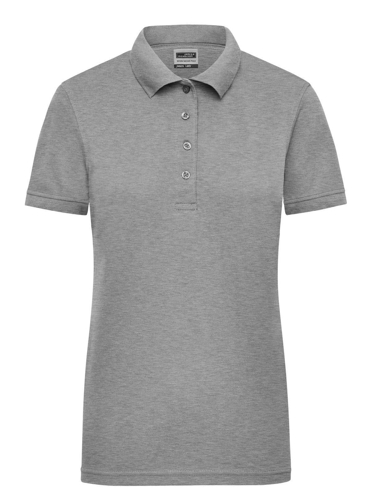 Ladies' Workwear Polo Damen Poloshirt – Daiber – Farbe grey-heather – individuell veredelbar