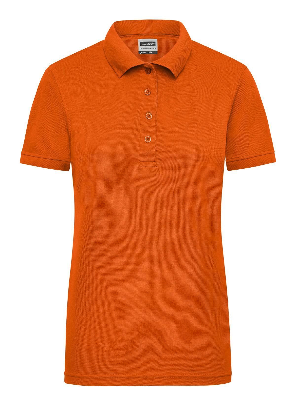 Ladies' Workwear Polo Damen Poloshirt – Daiber – Farbe Orange – individuell veredelbar