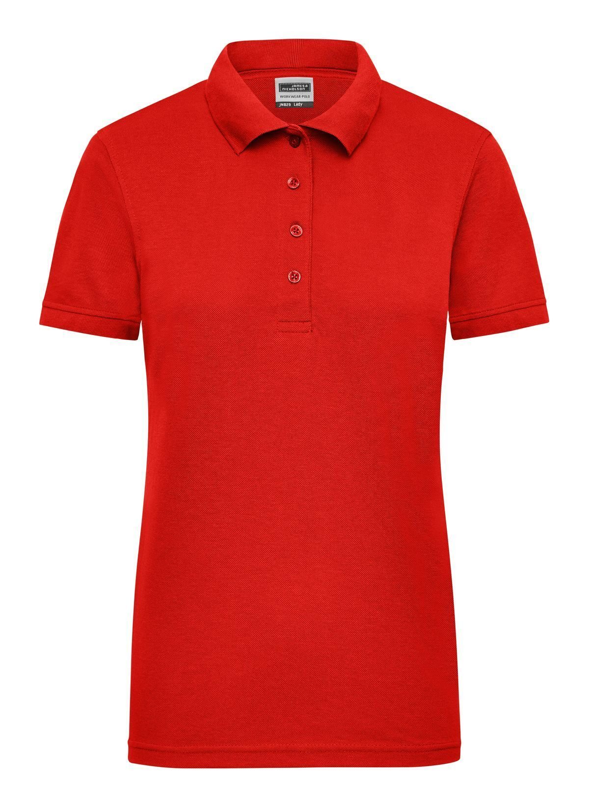 Ladies' Workwear Polo Damen Poloshirt – Daiber – Farbe Rot – individuell veredelbar