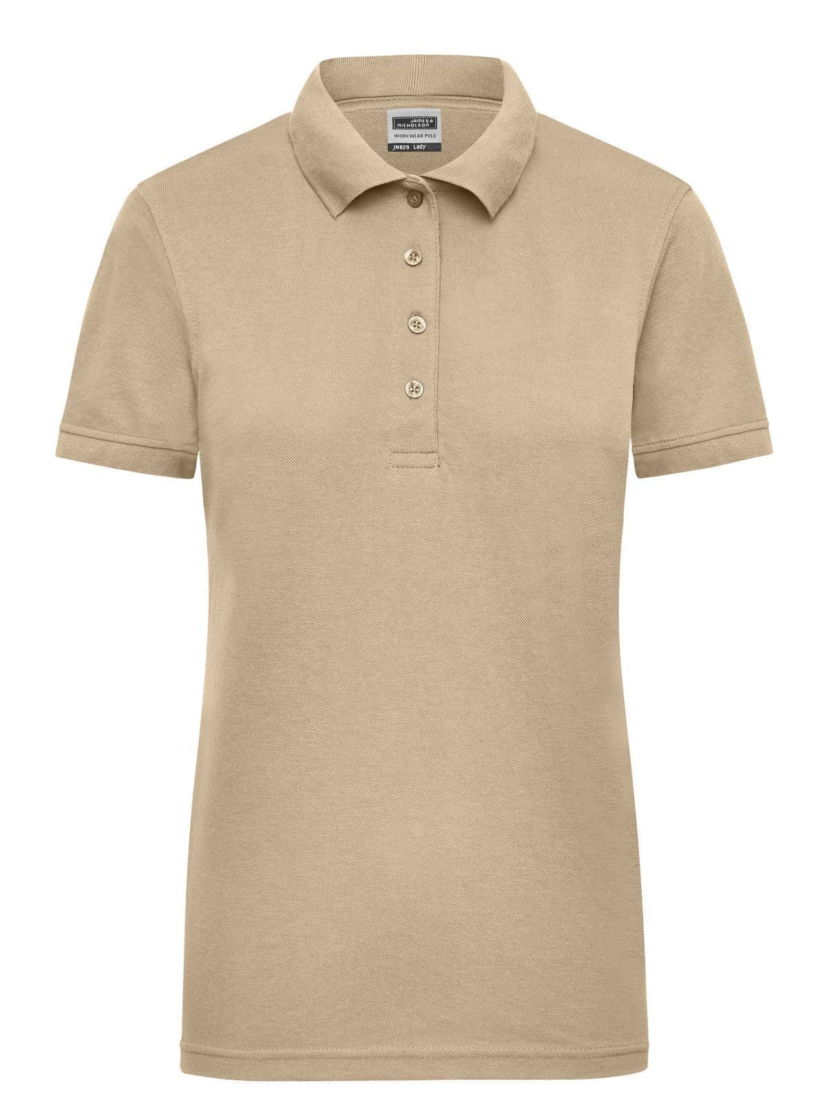 Ladies' Workwear Polo Damen Poloshirt – Daiber – Farbe Stein – individuell veredelbar