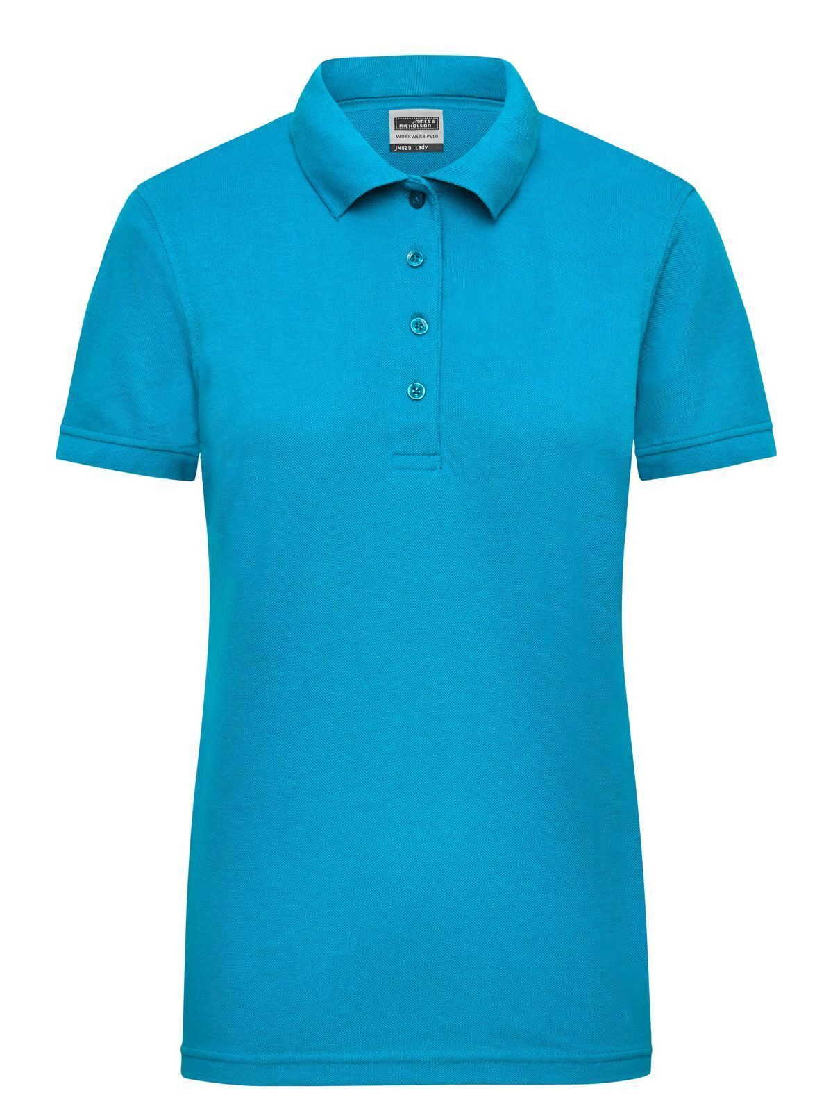 Ladies' Workwear Polo Damen Poloshirt – Daiber – Farbe Türkis – individuell veredelbar