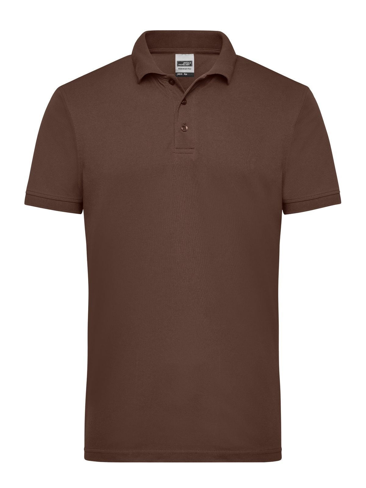 Workwear Polo Herren Poloshirt – Daiber – Farbe Braun – individuell veredelbar