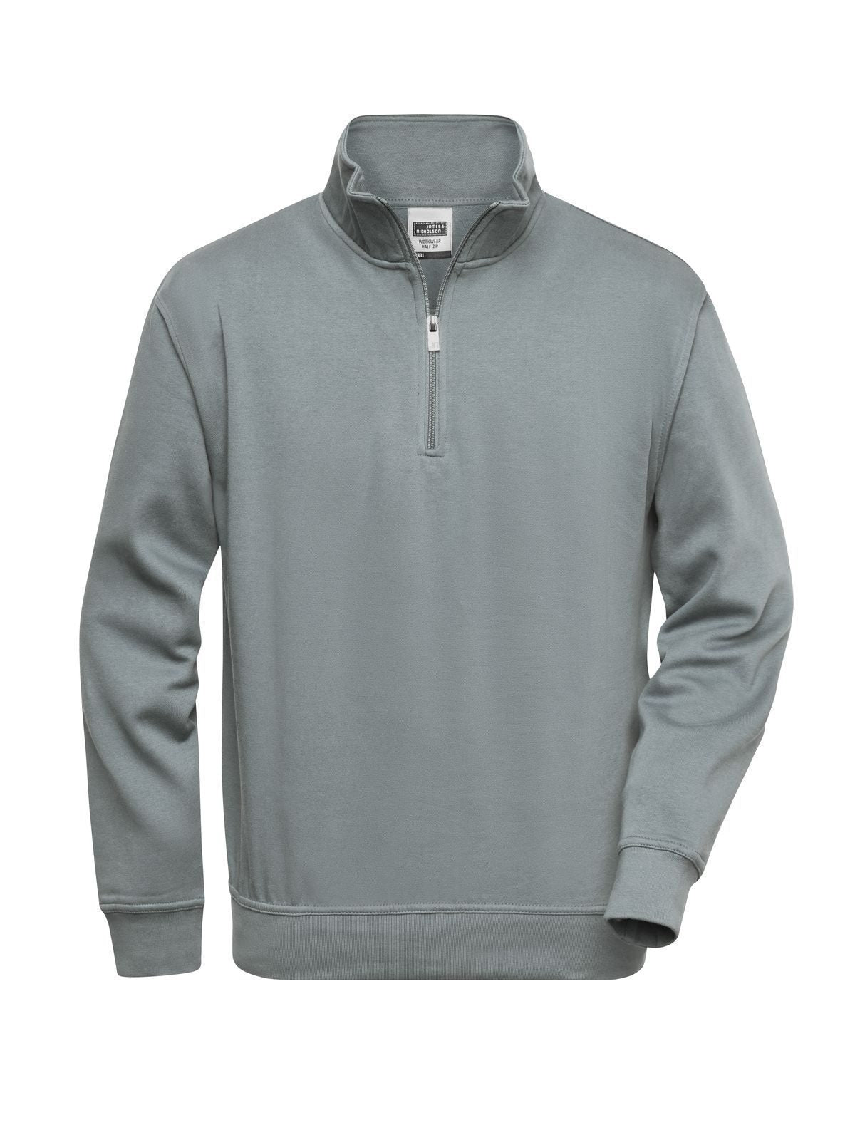 Workwear Half Zip Sweat Herren Sweatshirt / Hoodie – Daiber – Farbe dark-grey – individuell veredelbar