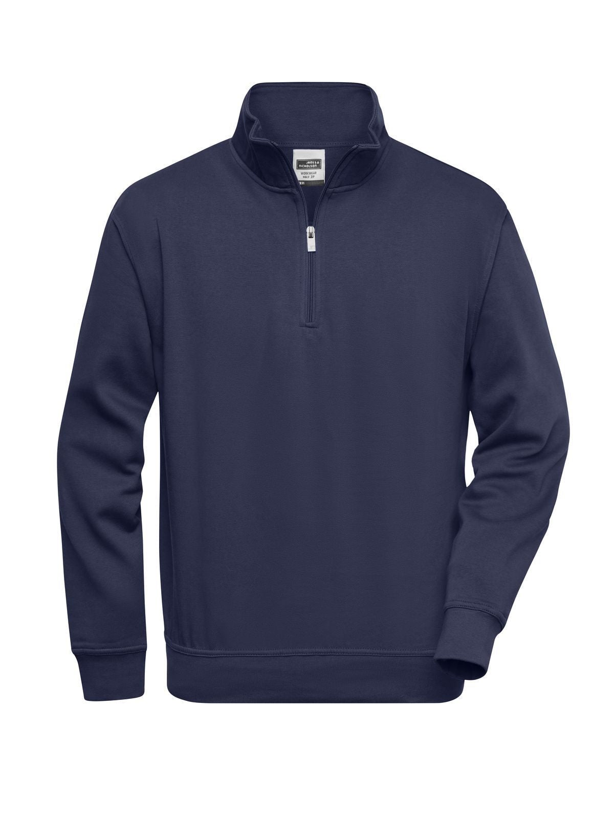Workwear Half Zip Sweat Herren Sweatshirt / Hoodie – Daiber – Farbe Navy – individuell veredelbar