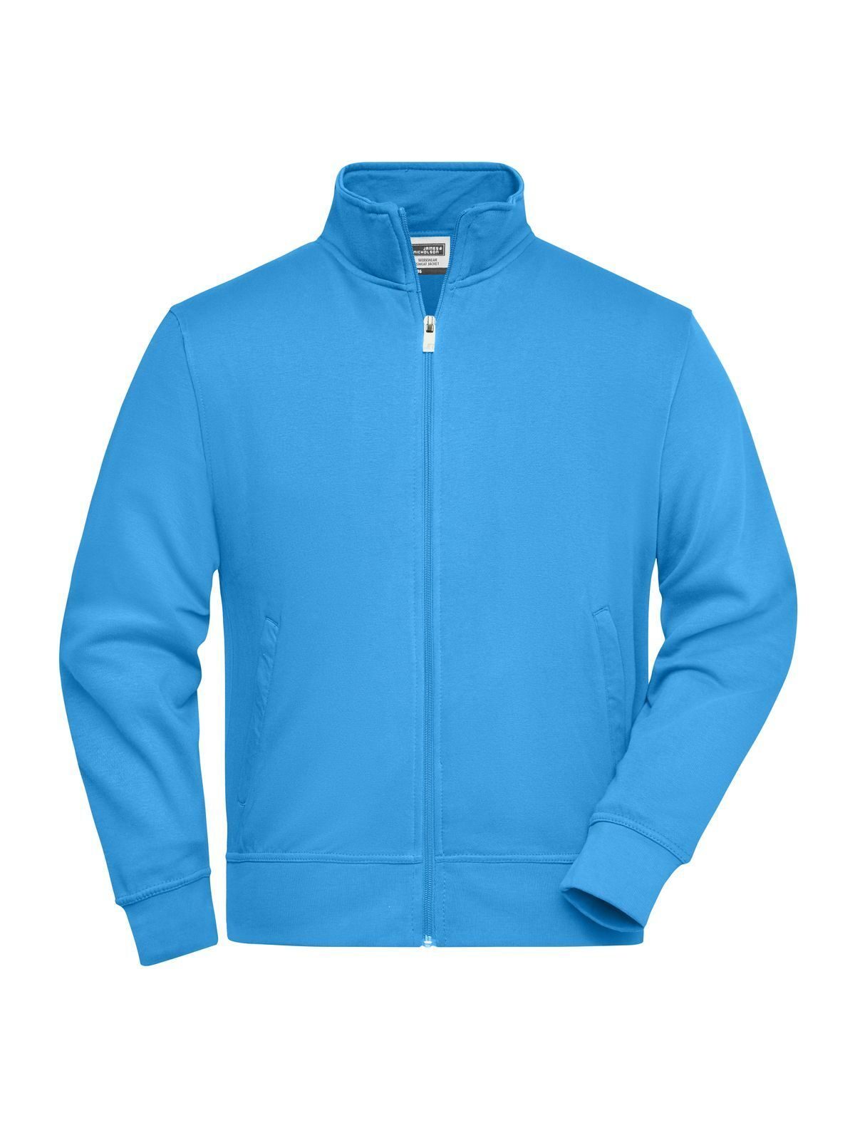 Workwear Sweat Jacket Herren Sweatshirt / Hoodie – Daiber – Farbe Aqua – individuell veredelbar