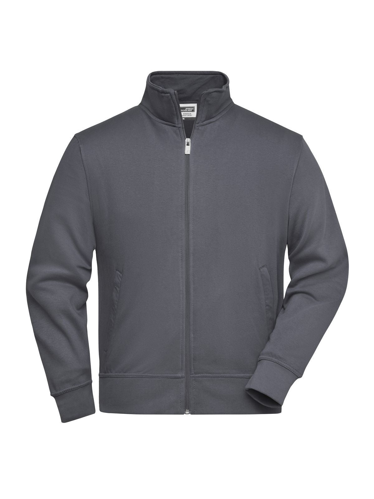 Workwear Sweat Jacket Herren Sweatshirt / Hoodie – Daiber – Farbe carbon – individuell veredelbar