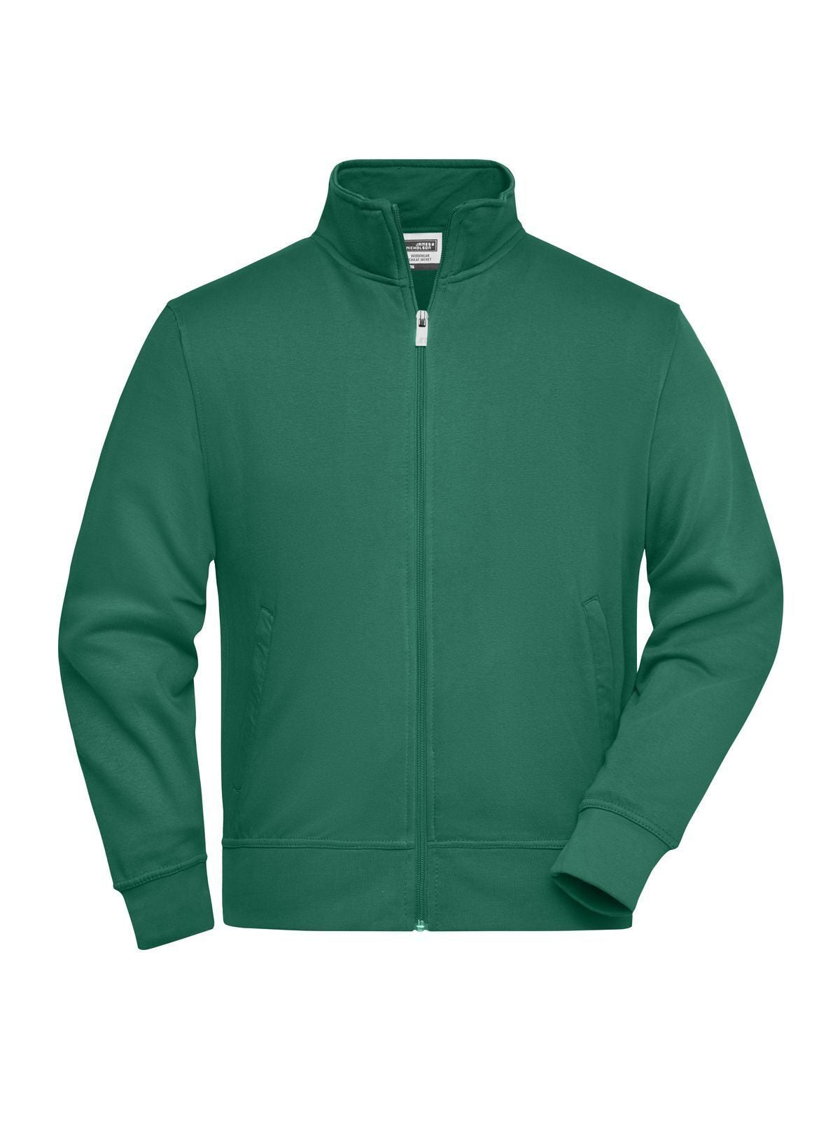 Workwear Sweat Jacket Herren Sweatshirt / Hoodie – Daiber – Farbe dark-green – individuell veredelbar