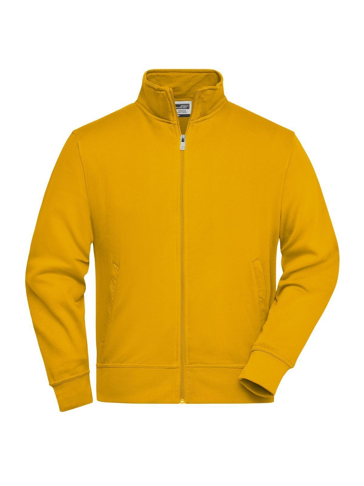 Workwear Sweat Jacket Herren Sweatshirt / Hoodie – Daiber – Farbe gold-yellow – individuell veredelbar