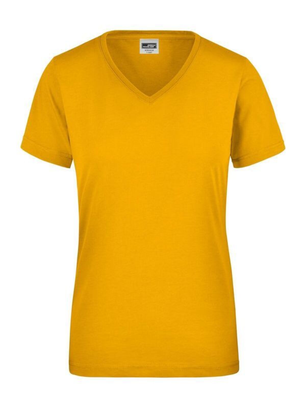 da lavoro donna Damen T-Shirt – Daiber – Farbe gold-yellow – individuell veredelbar