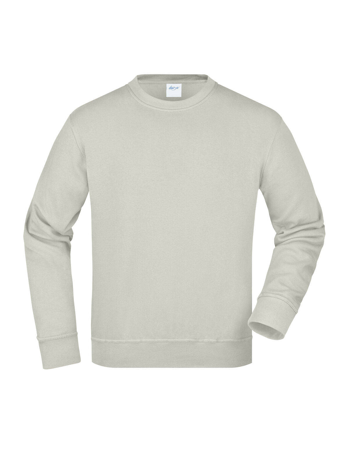 Workwear Sweatshirt Sweatshirt / Hoodie – Daiber – Farbe Cement – individuell veredelbar