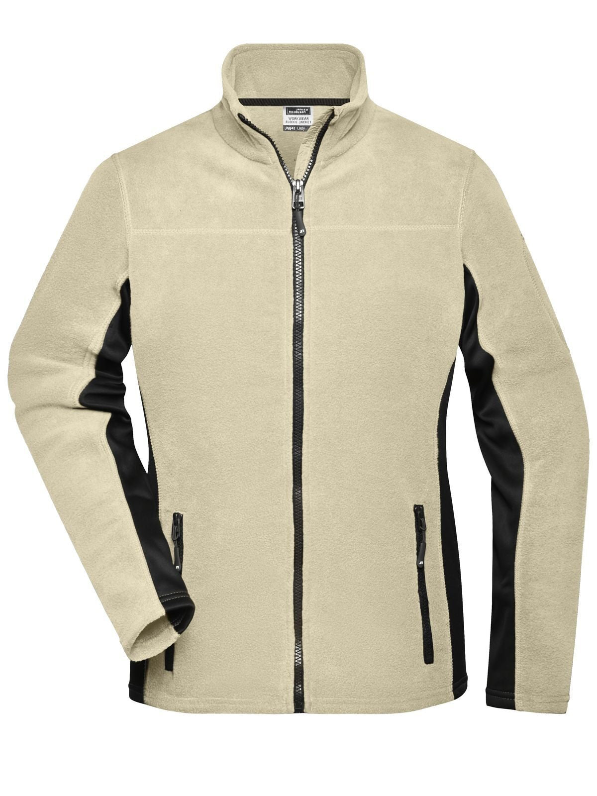 Ladies' Workwear Fleece Jacket - Strong Damen – Daiber – Farbe stone/black – individuell veredelbar
