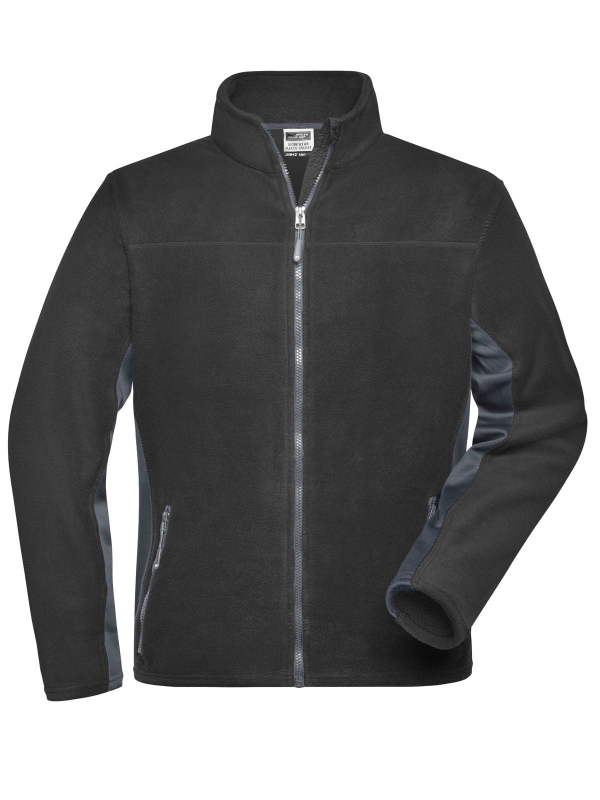 Workwear Fleece Jacket - Strong Herren – Daiber – Farbe black/carbon – individuell veredelbar