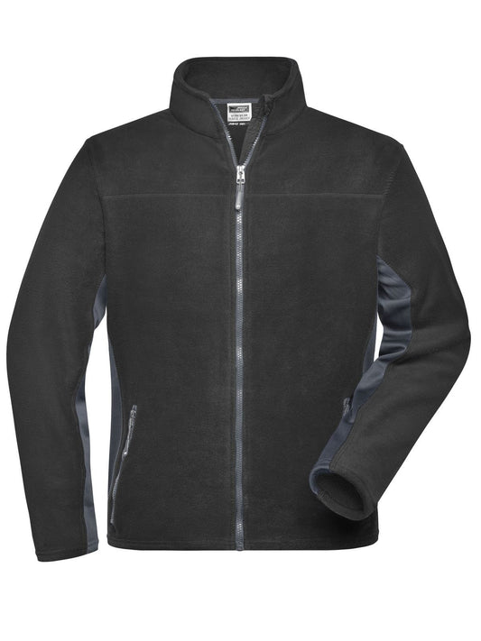 Workwear Fleece Jacket - Strong Herren – Daiber – Farbe black/carbon – individuell veredelbar