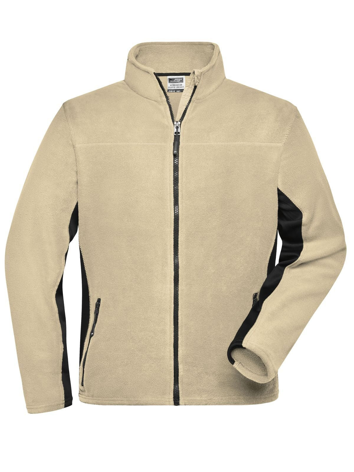 Workwear Fleece Jacket - Strong Herren – Daiber – Farbe stone/black – individuell veredelbar