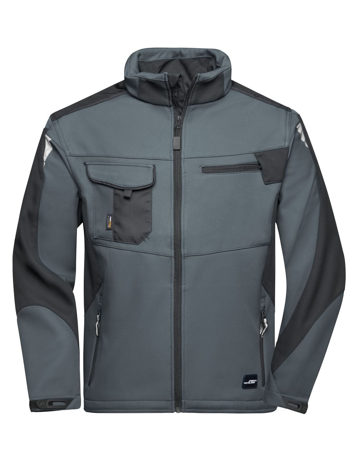 Workwear Softshell Jacket - Strong – Daiber – Farbe carbon/black – individuell veredelbar