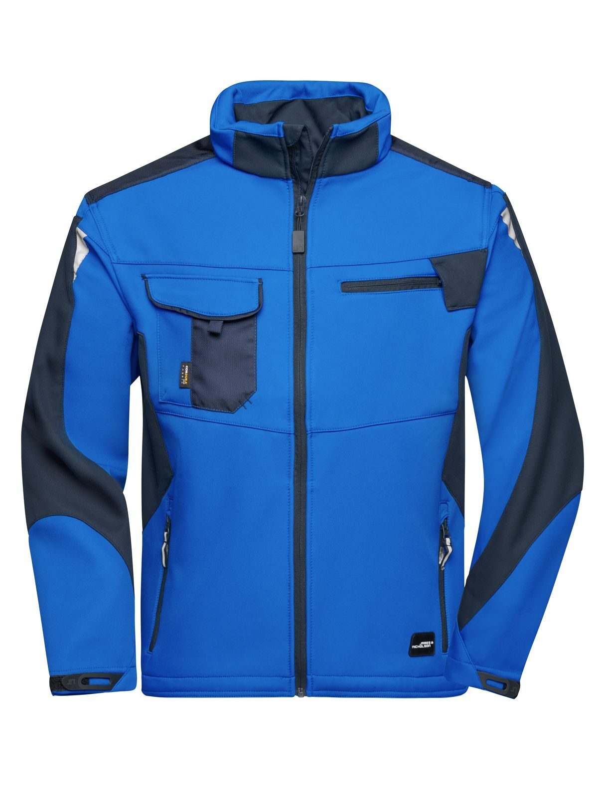 Workwear Softshell Jacket - Strong – Daiber – Farbe royal/navy – individuell veredelbar
