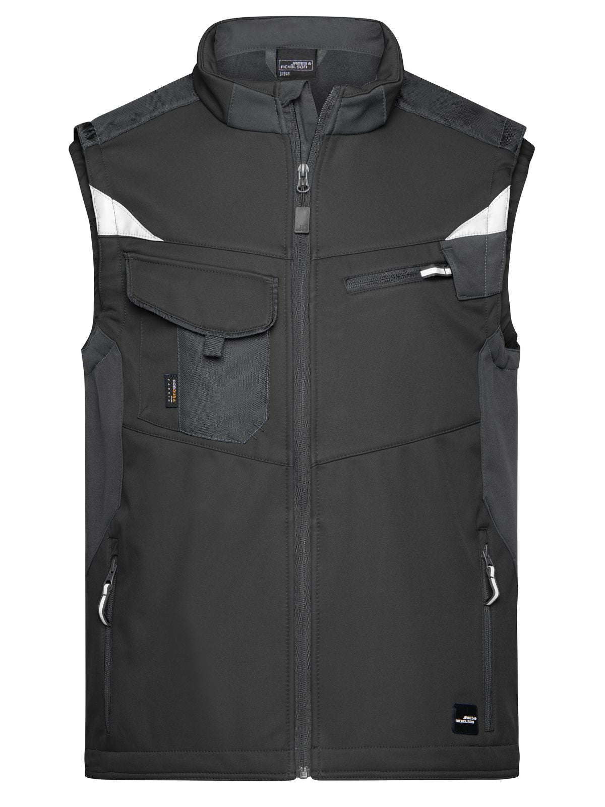 Workwear Softshell Vest - Strong – Daiber – Farbe black/black – individuell veredelbar