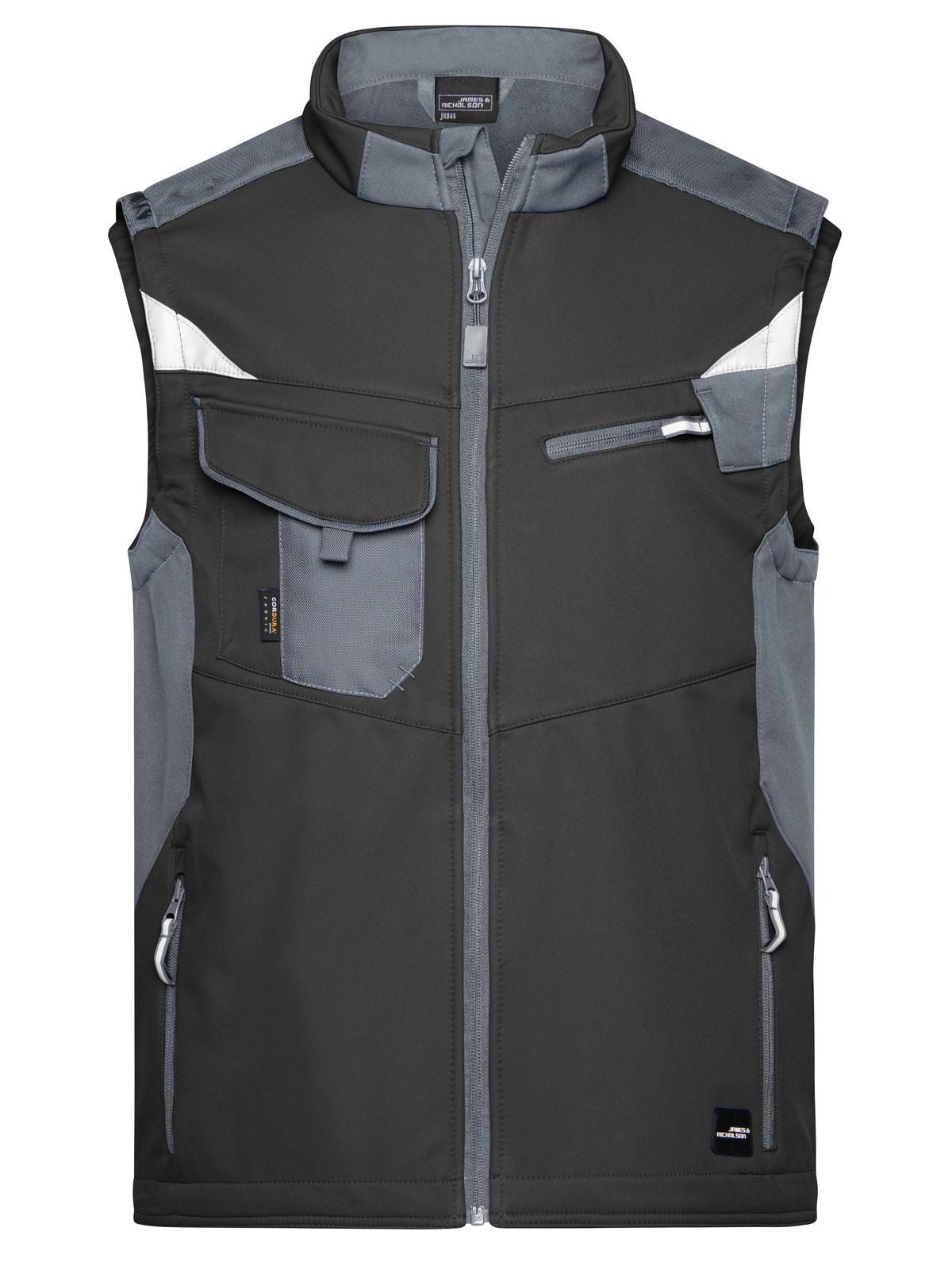 Workwear Softshell Vest - Strong – Daiber – Farbe black/carbon – individuell veredelbar