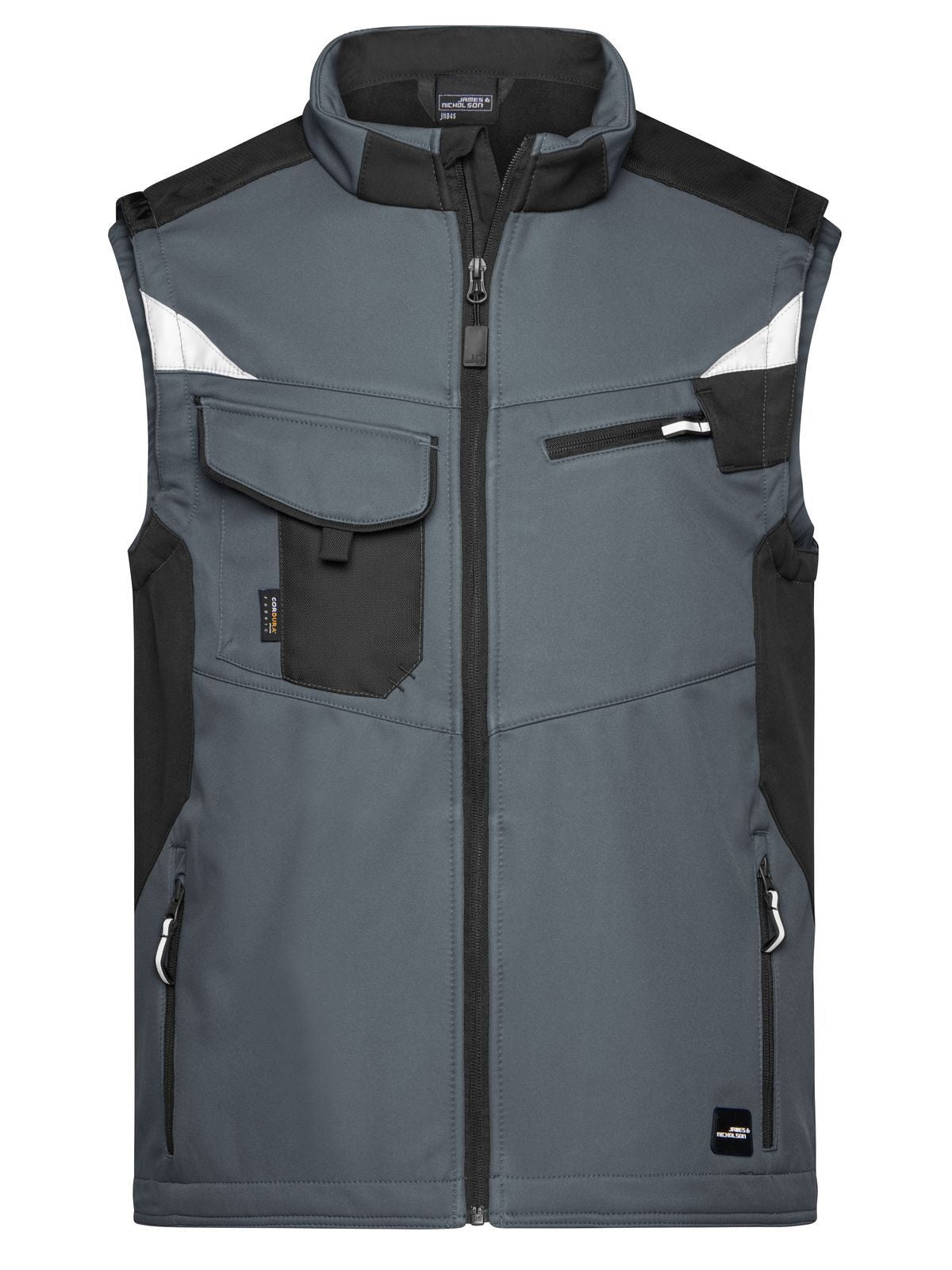 Workwear Softshell Vest - Strong – Daiber – Farbe carbon/black – individuell veredelbar
