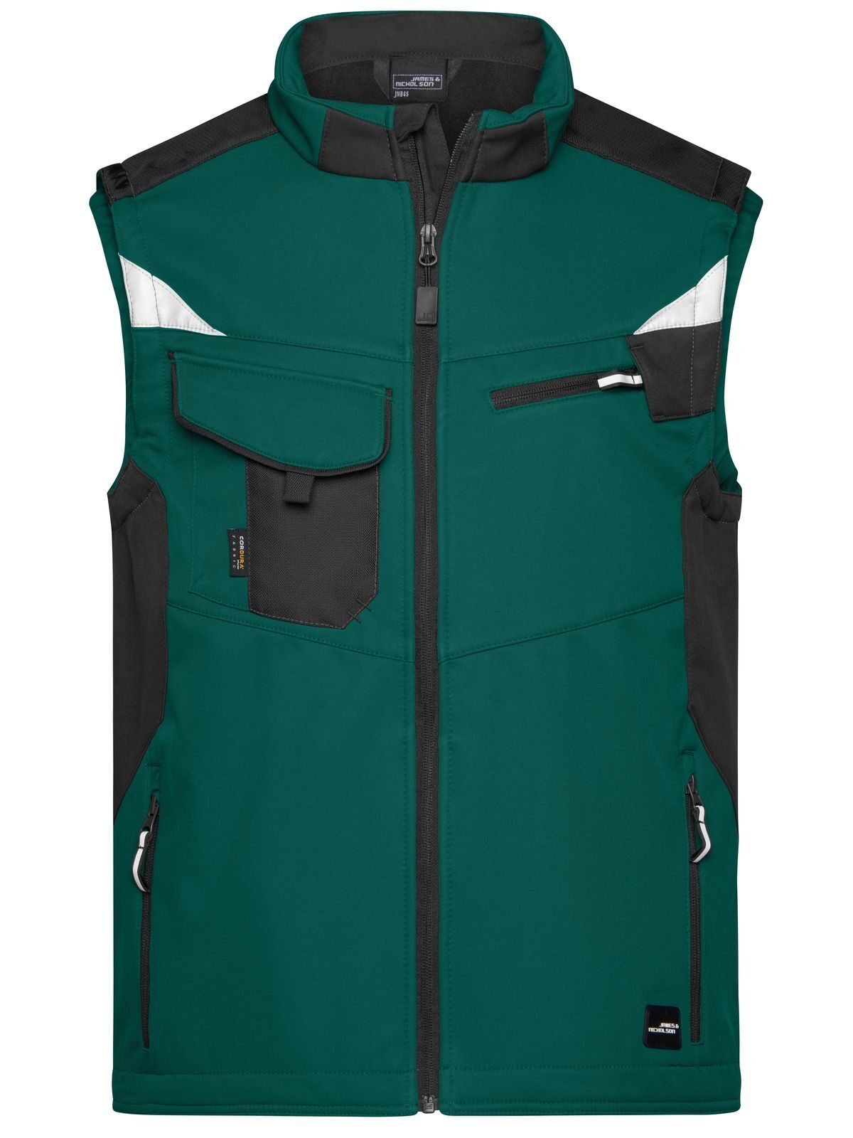Workwear Softshell Vest - Strong – Daiber – Farbe dark-green/black – individuell veredelbar