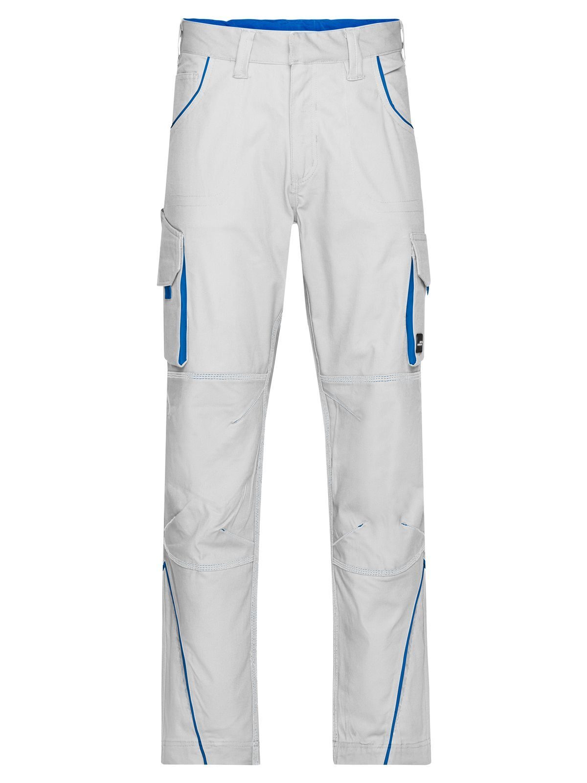 Workwear Pants - Color Herren Hose / Rock – Daiber – Farbe white/royal – individuell veredelbar