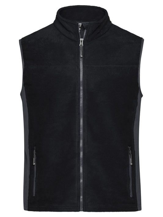 Workwear Fleece Vest - Strong Herren – Daiber – Farbe black/carbon – individuell veredelbar