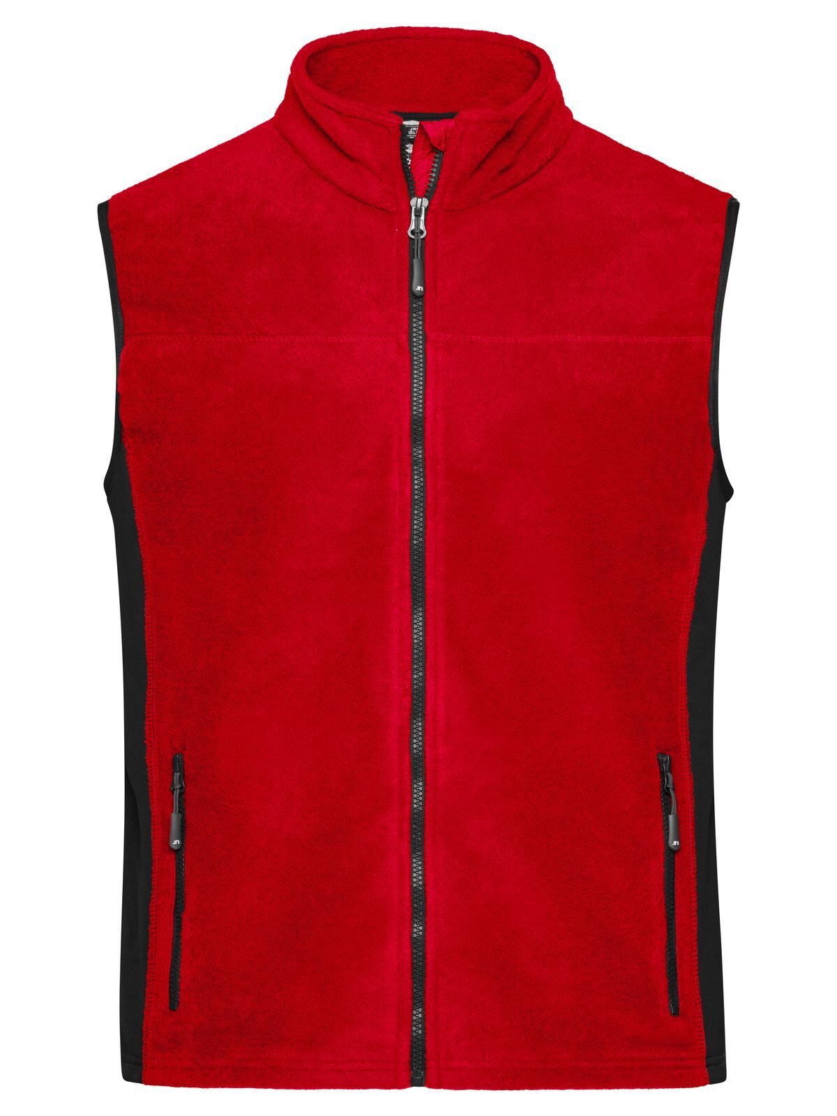 Workwear Fleece Vest - Strong Herren – Daiber – Farbe red/black – individuell veredelbar