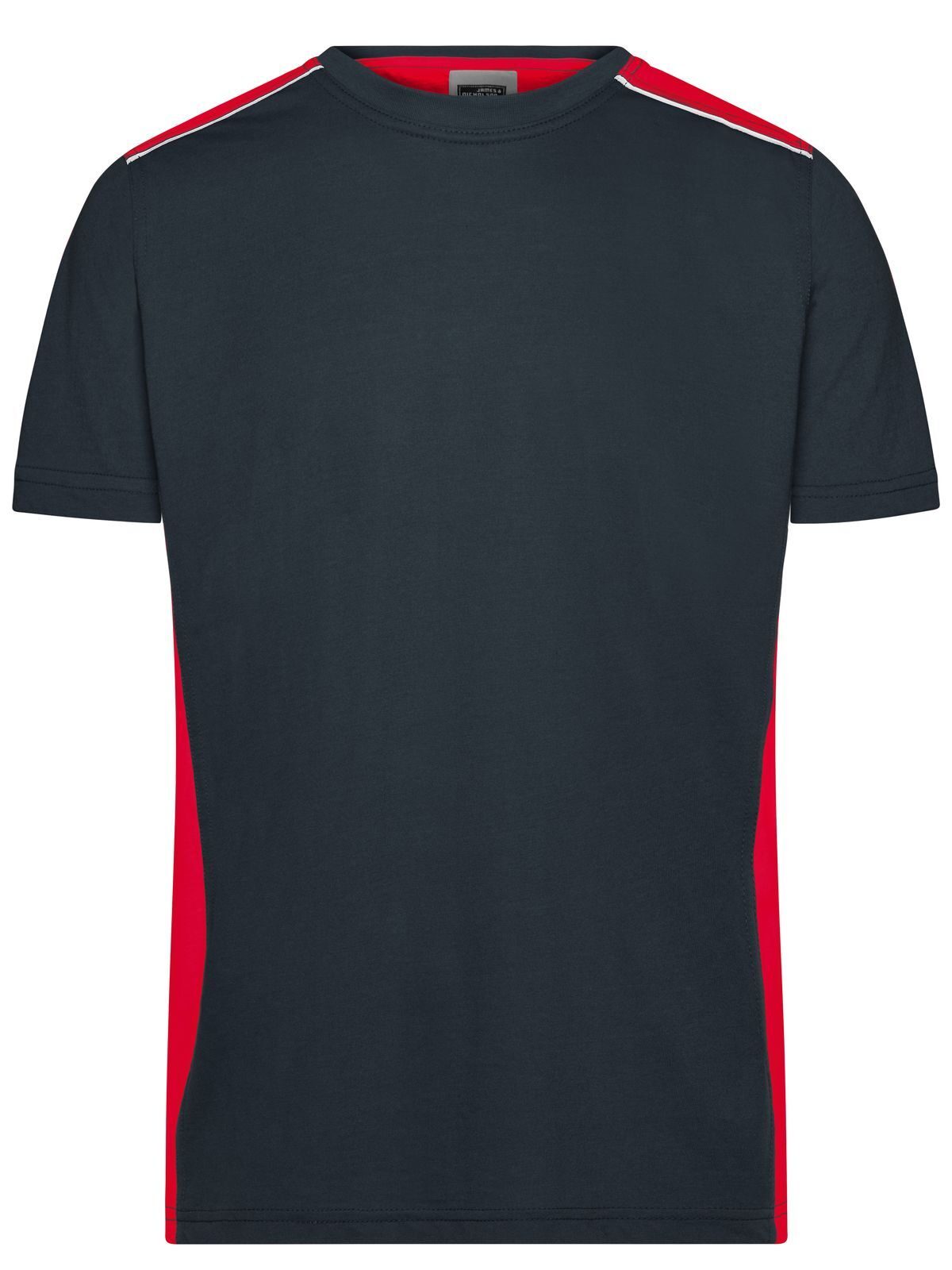 Workwear - Color Herren T-Shirt – Daiber – Farbe carbon/red – individuell veredelbar