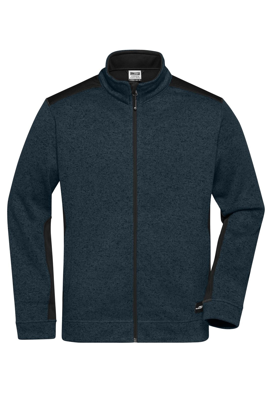 Knitted Workwear Fleece Jacket - Strong Herren – Daiber – Farbe navy/navy – individuell veredelbar