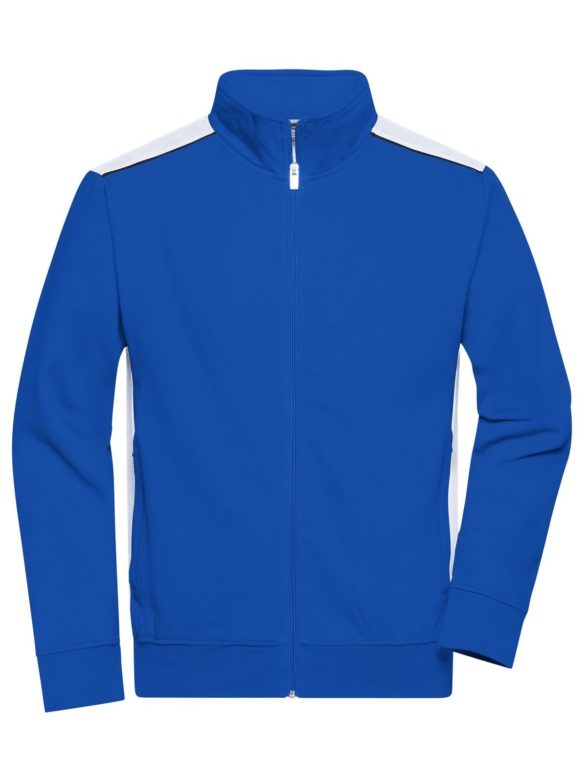 Workwear Sweat Jacket - Color Herren Sweatshirt / Hoodie – Daiber – Farbe royal/white – individuell veredelbar