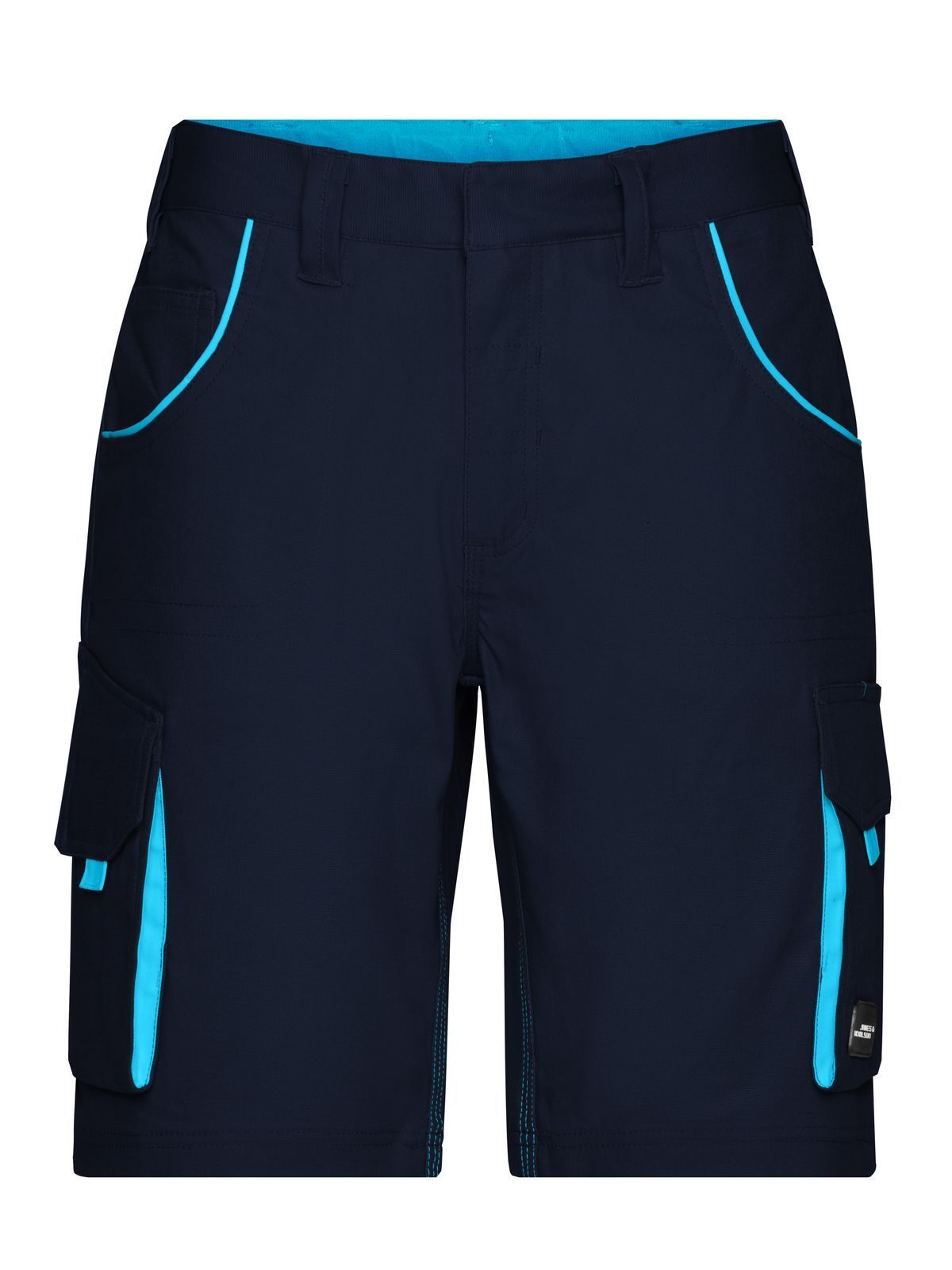 Workwear Bermudas - Color Herren Hose / Rock – Daiber – Farbe navy/tourquoise – individuell veredelbar