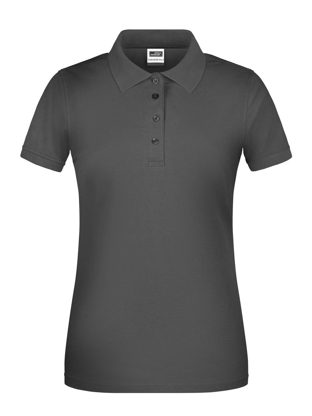 Ladies' BIO Workwear Polo Damen Poloshirt – Daiber – Farbe carbon – individuell veredelbar