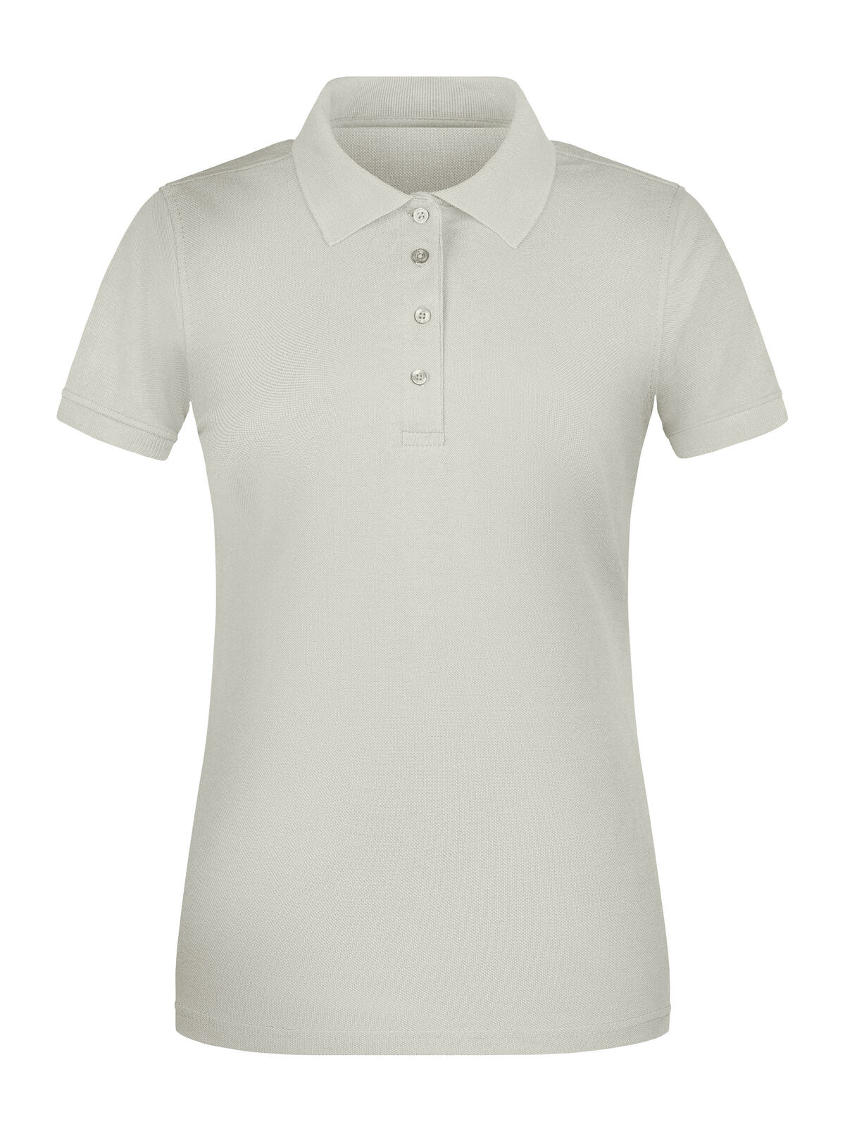 Ladies' BIO Workwear Polo Damen Poloshirt – Daiber – Farbe Cement – individuell veredelbar