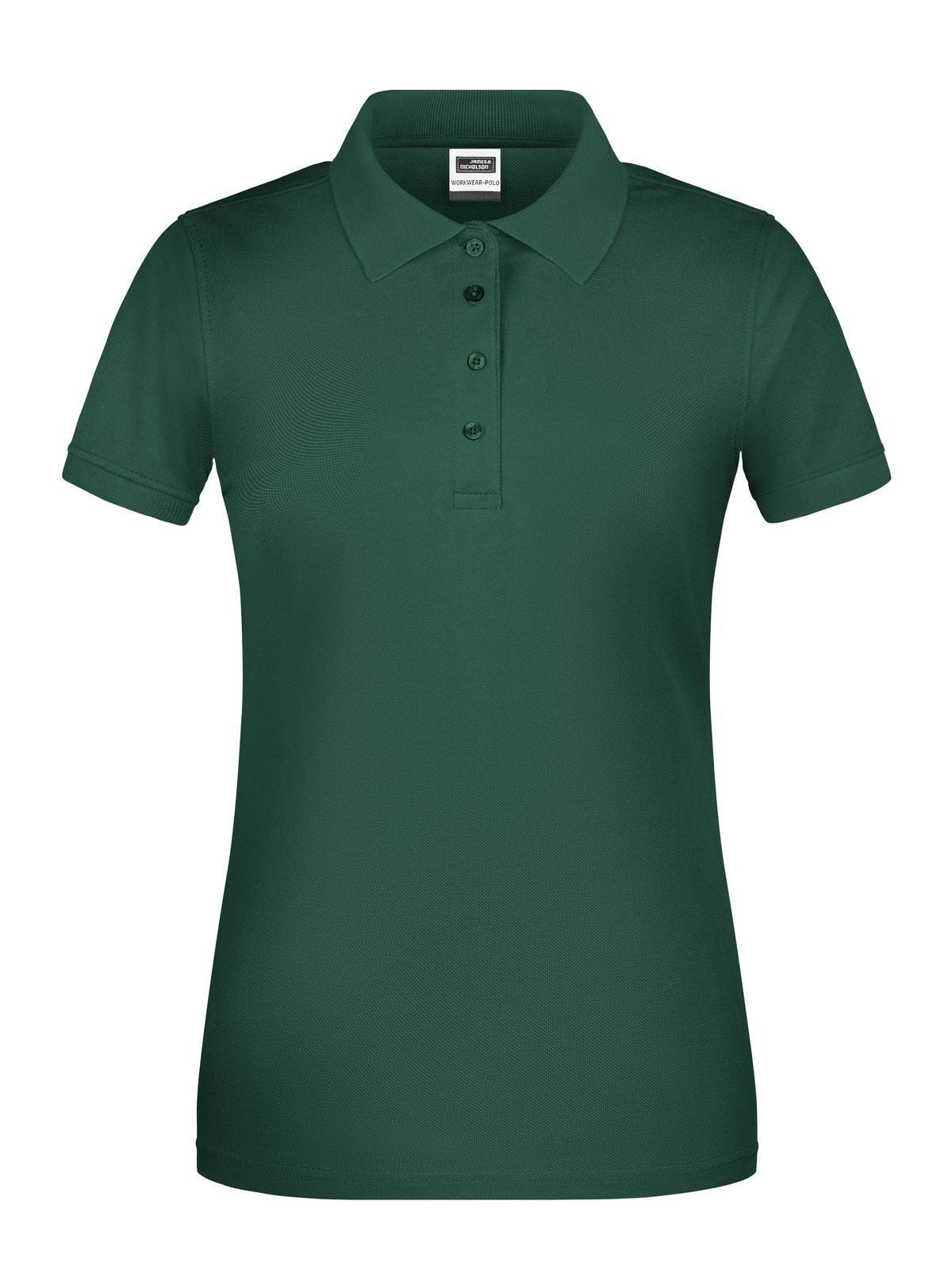 Ladies' BIO Workwear Polo Damen Poloshirt – Daiber – Farbe dark-green – individuell veredelbar
