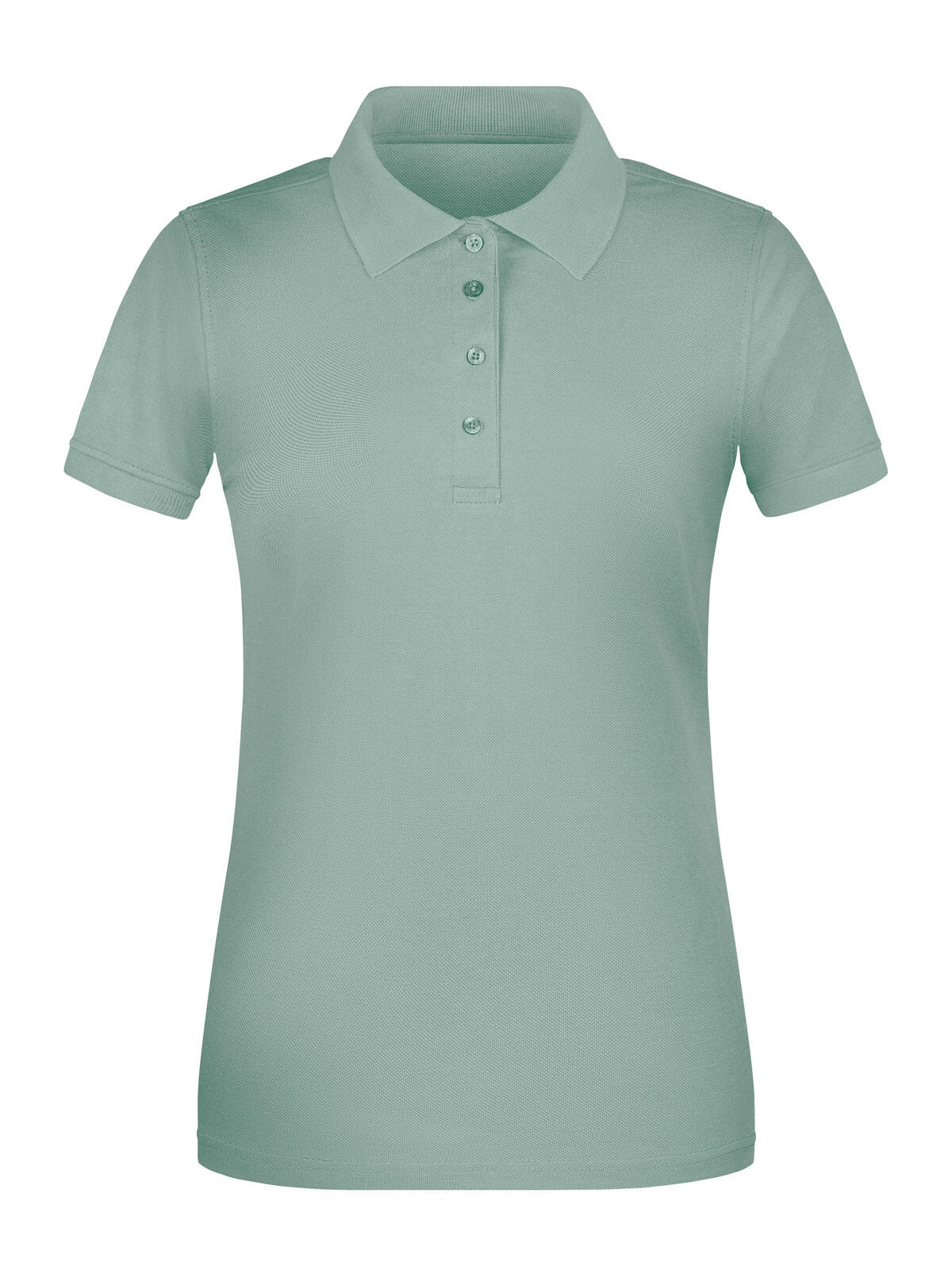 Ladies' BIO Workwear Polo Damen Poloshirt – Daiber – Farbe foggy-green – individuell veredelbar