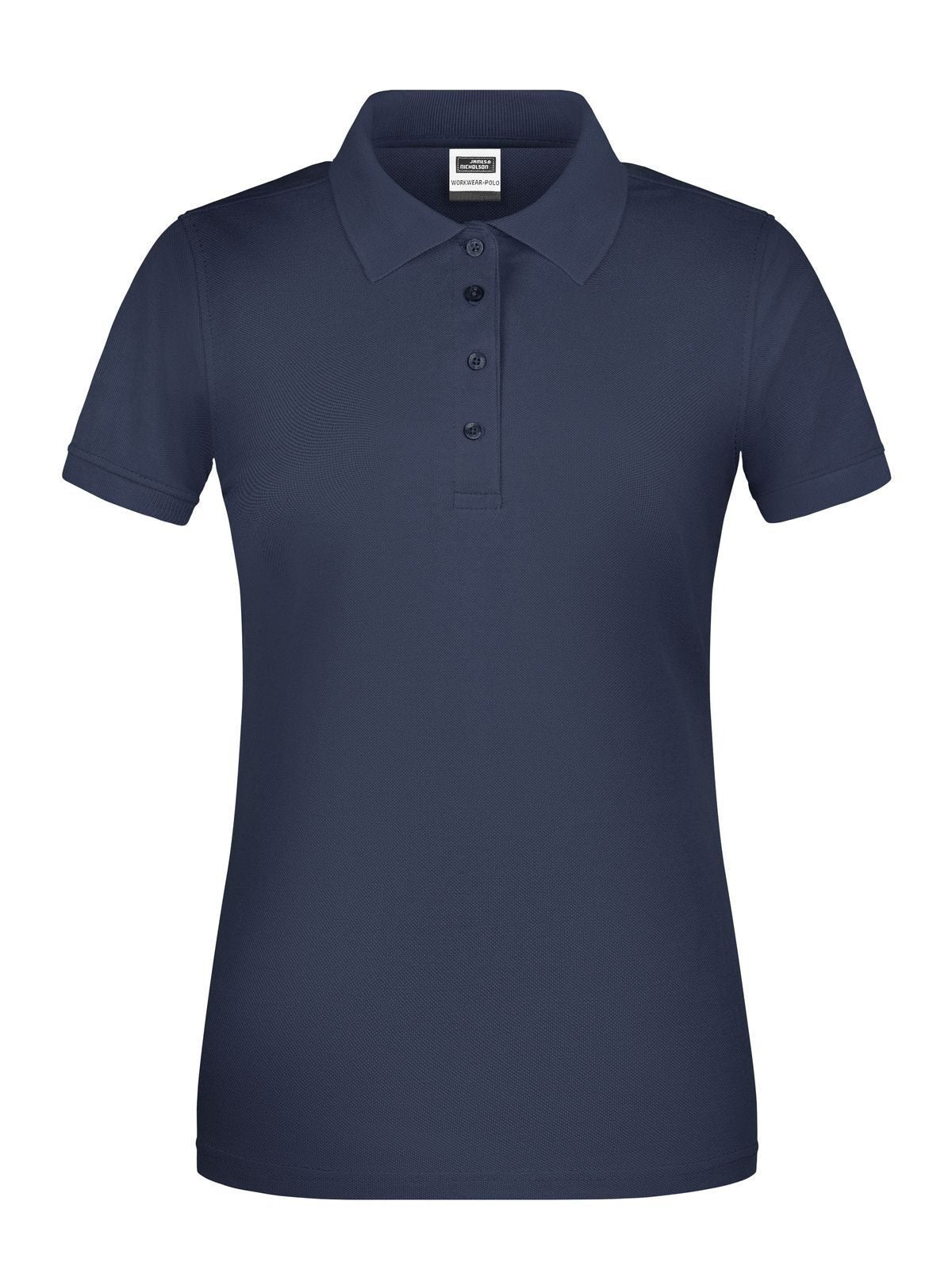 Ladies' BIO Workwear Polo Damen Poloshirt – Daiber – Farbe Navy – individuell veredelbar