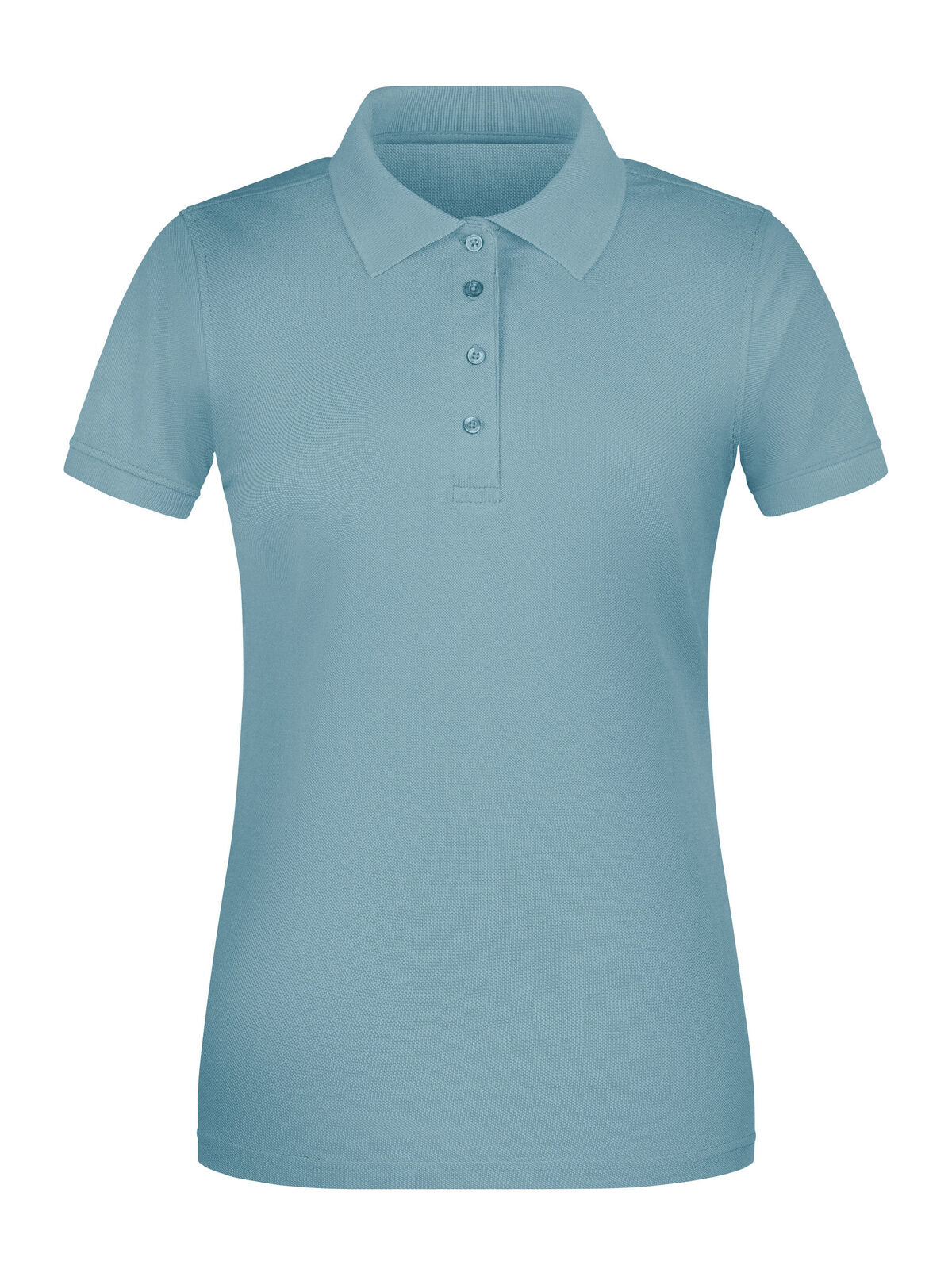 Ladies' BIO Workwear Polo Damen Poloshirt – Daiber – Farbe steel-blue – individuell veredelbar