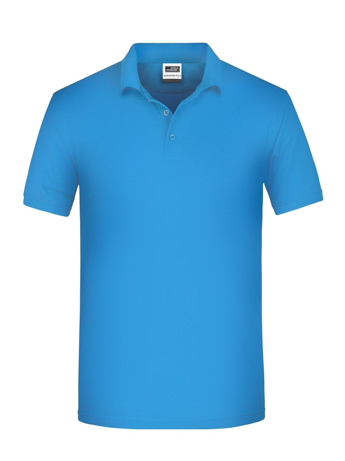 BIO Workwear Polo Herren Poloshirt – Daiber – Farbe Aqua – individuell veredelbar