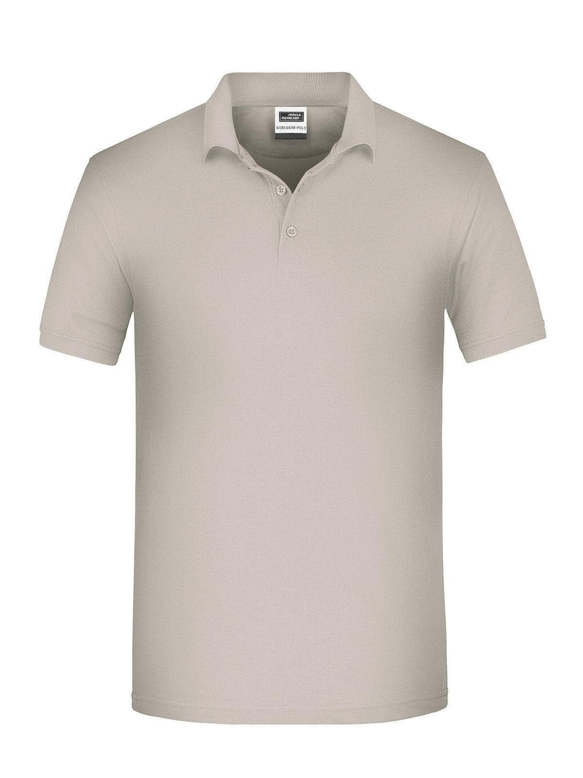 BIO Workwear Polo Herren Poloshirt – Daiber – Farbe Stein – individuell veredelbar