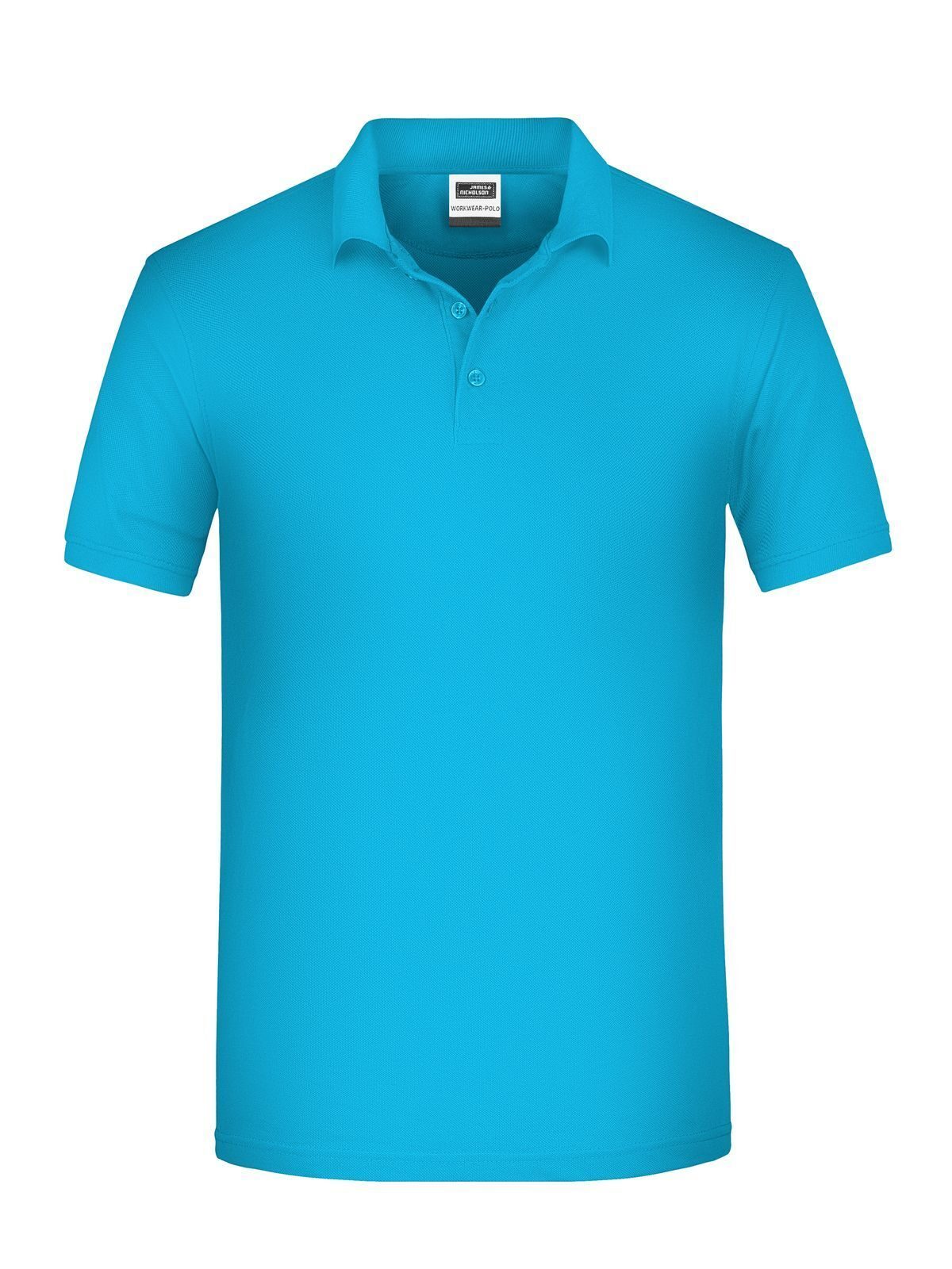 BIO Workwear Polo Herren Poloshirt – Daiber – Farbe Türkis – individuell veredelbar