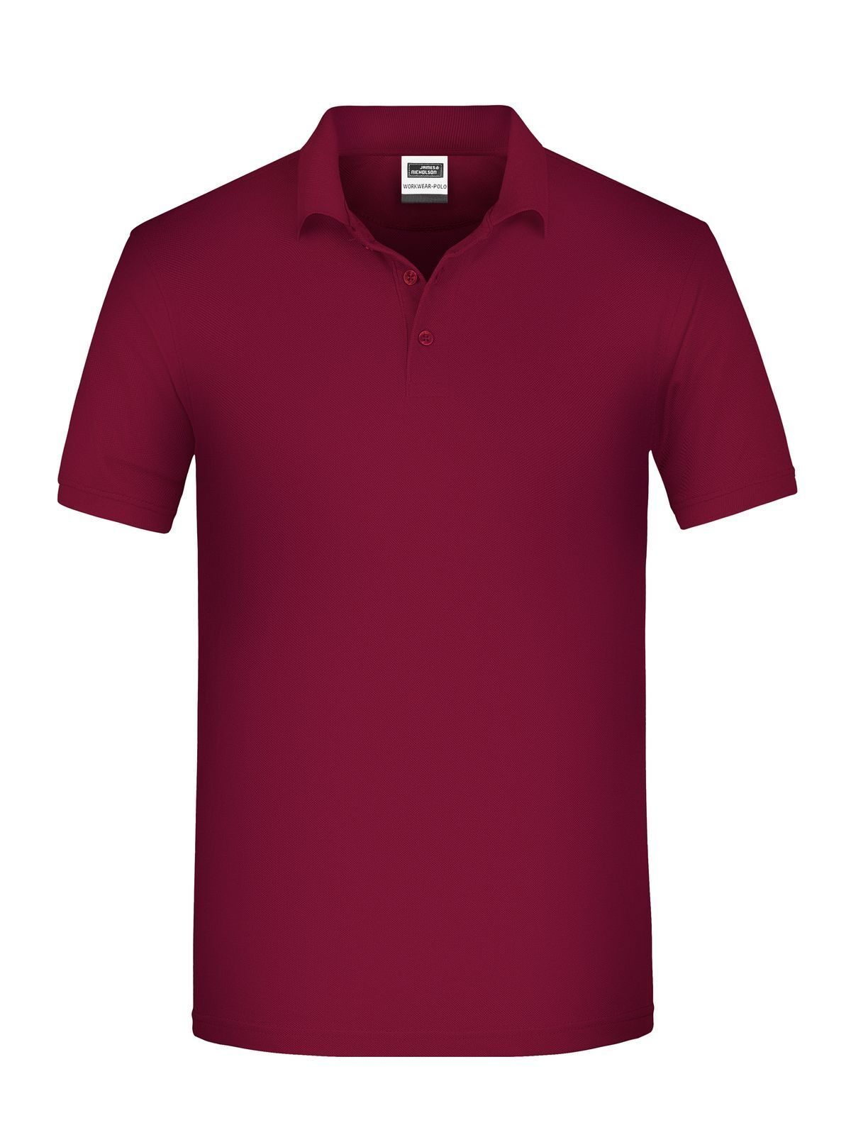 BIO Workwear Polo Herren Poloshirt – Daiber – Farbe Bordeaux – individuell veredelbar