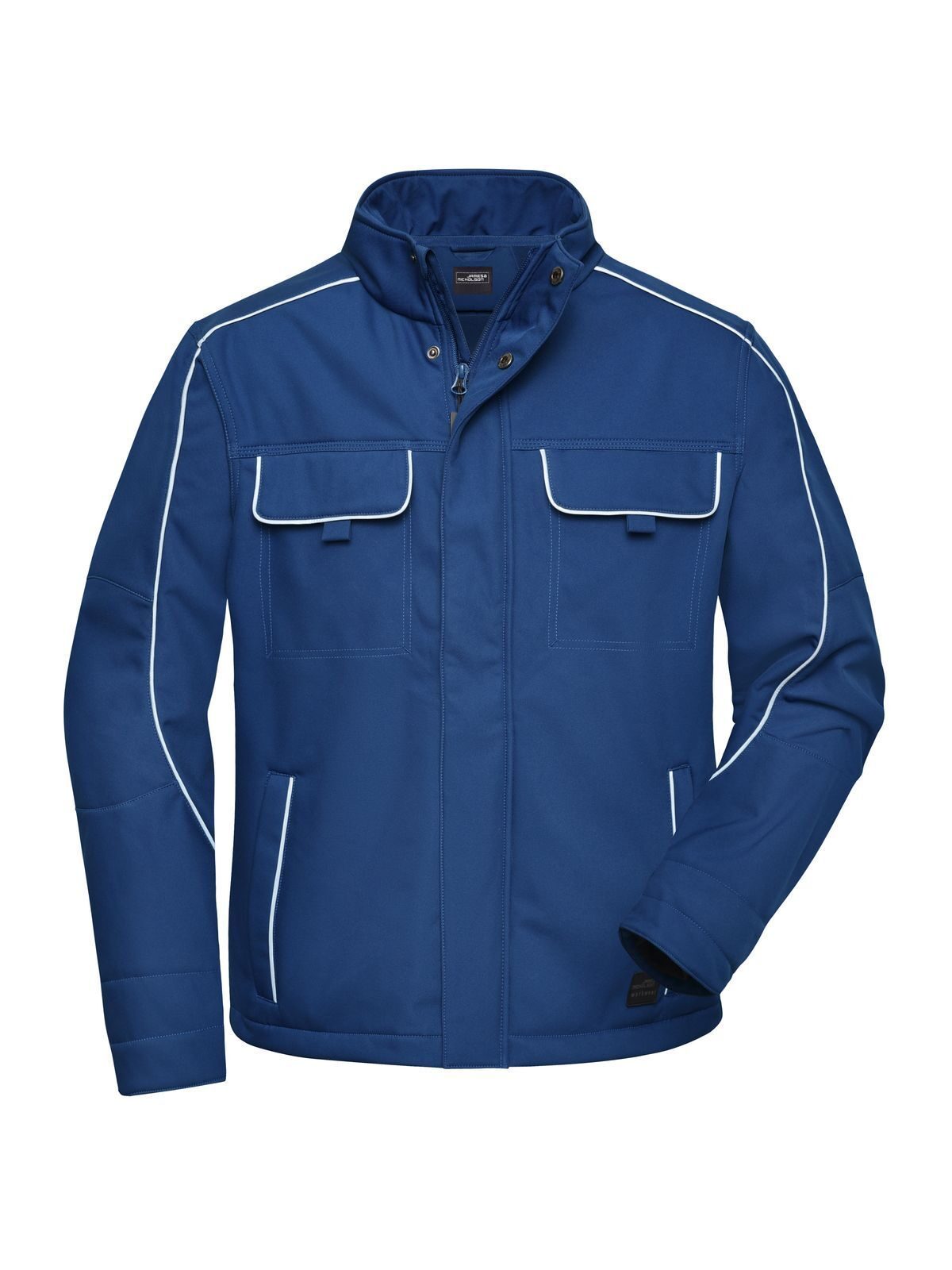 Workwear Softshell Jacket - Solid Herren – Daiber – Farbe dark royal – individuell veredelbar