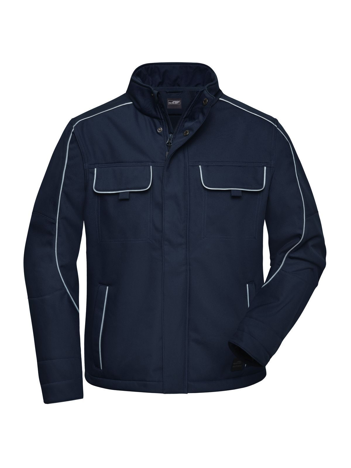 Workwear Softshell Jacket - Solid Herren – Daiber – Farbe Navy – individuell veredelbar