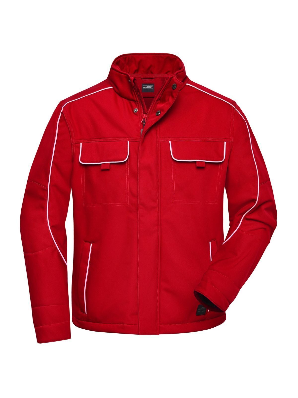 Workwear Softshell Jacket - Solid Herren – Daiber – Farbe Rot – individuell veredelbar