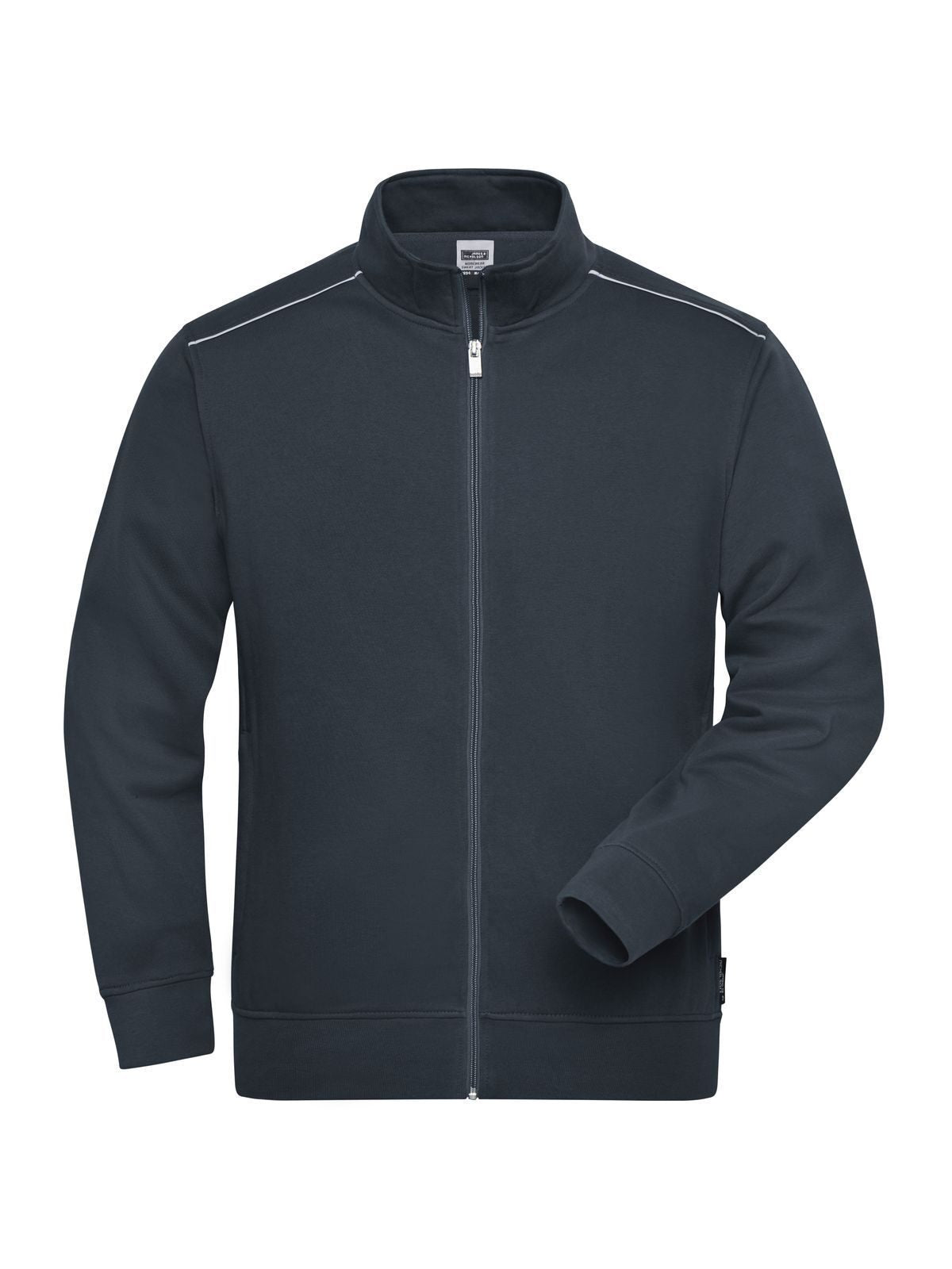 Workwear Sweat-Jacket - Solid Herren Sweatshirt / Hoodie – Daiber – Farbe carbon – individuell veredelbar