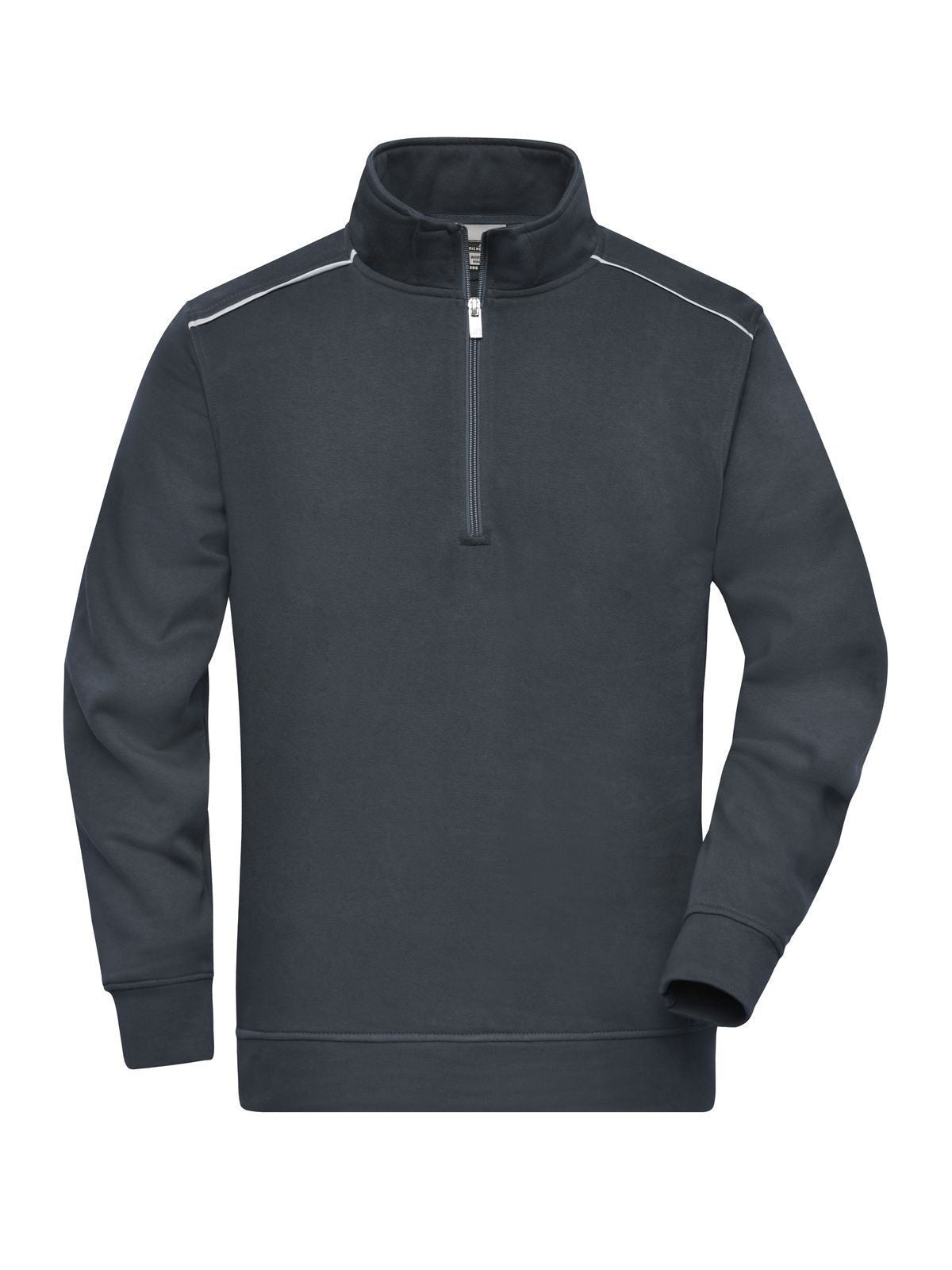 Workwear Half-zip Sweat - Solid Sweatshirt / Hoodie – Daiber – Farbe carbon – individuell veredelbar
