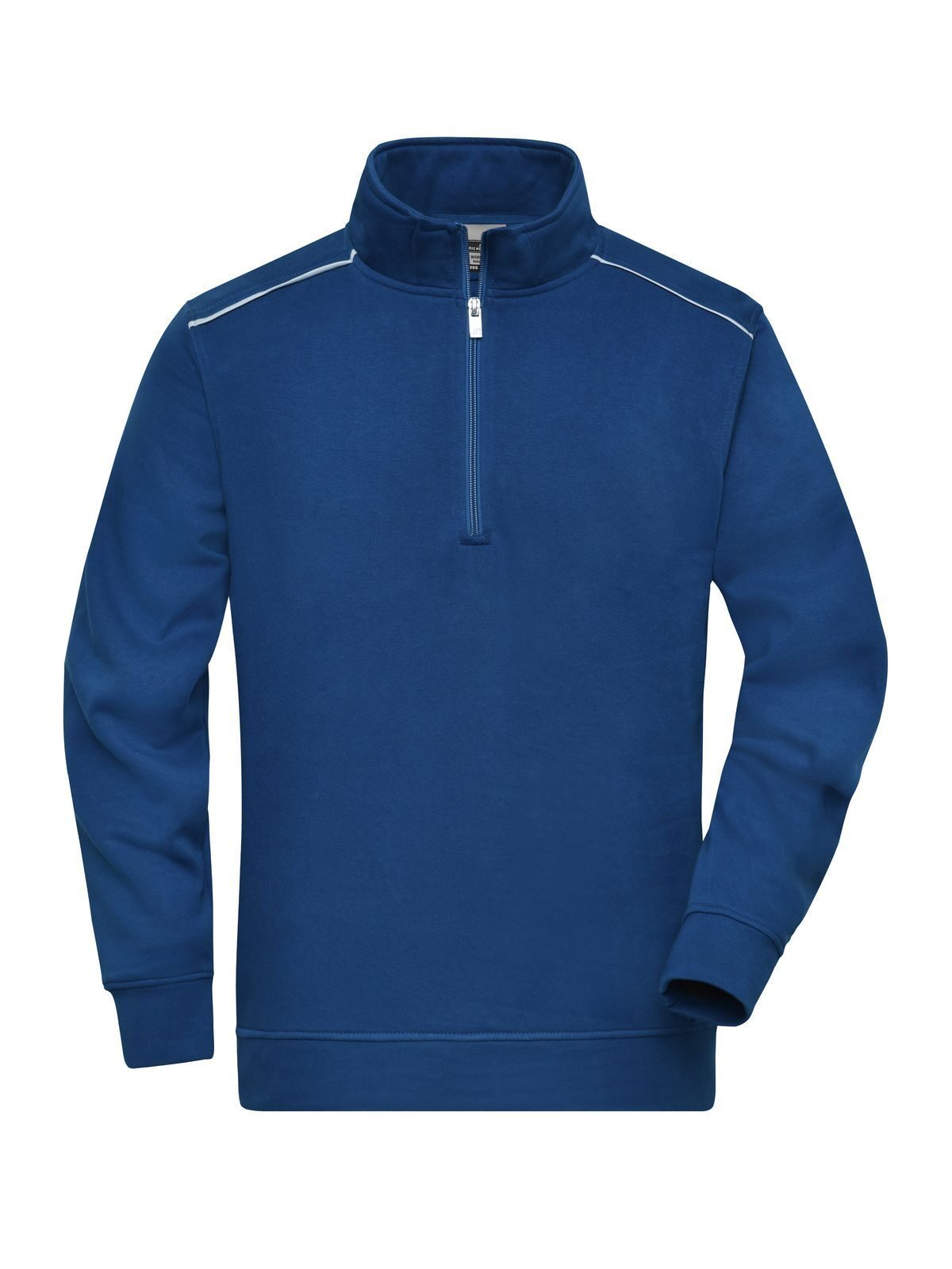 Workwear Half-zip Sweat - Solid Sweatshirt / Hoodie – Daiber – Farbe dark royal – individuell veredelbar
